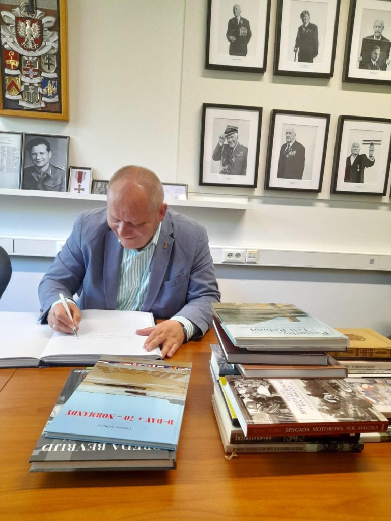 Wizyta ppłk. Waldemara Kotuli.