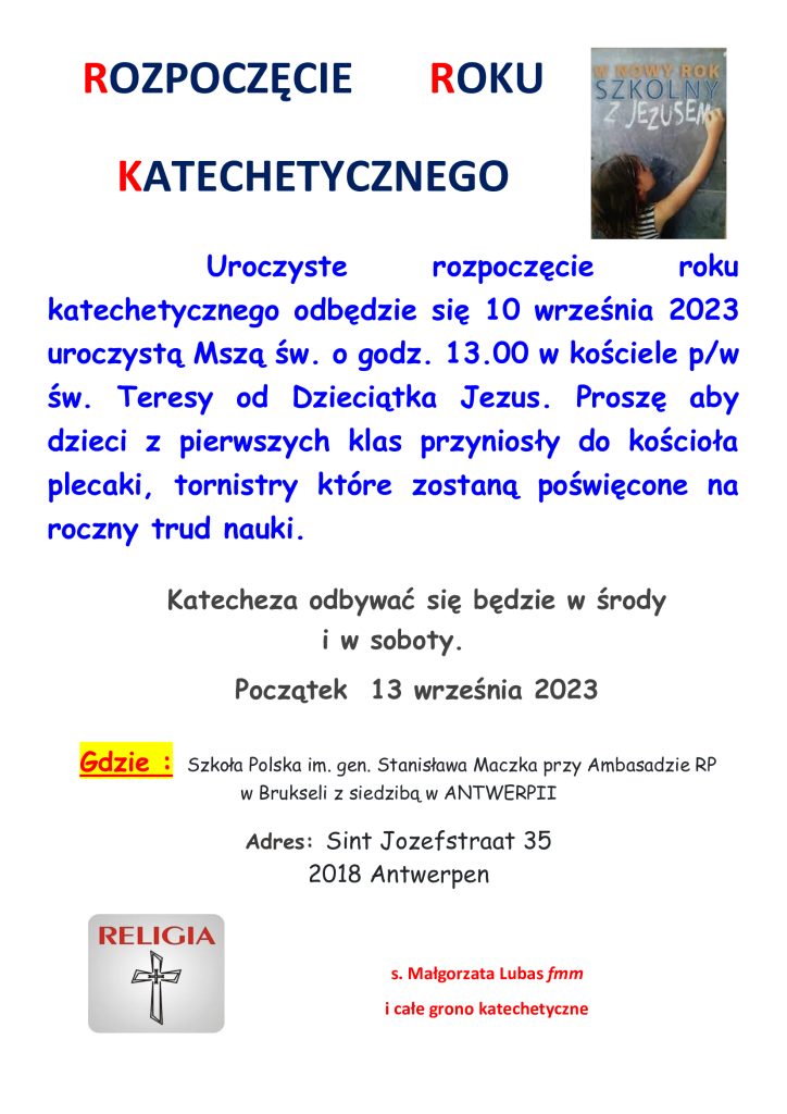 Rozpoczęcie roku katechetycznego