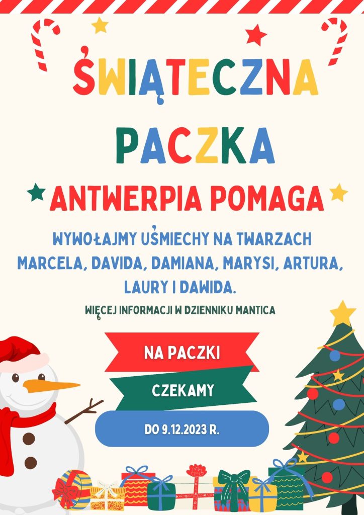 Zapraszamy do udziału w akcji „Świąteczna Paczka 2023”