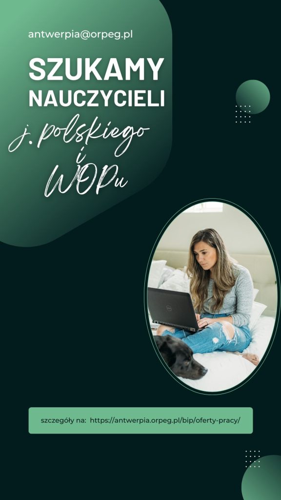 Poszukujemy nauczycieli j. polskiego i WOP-u