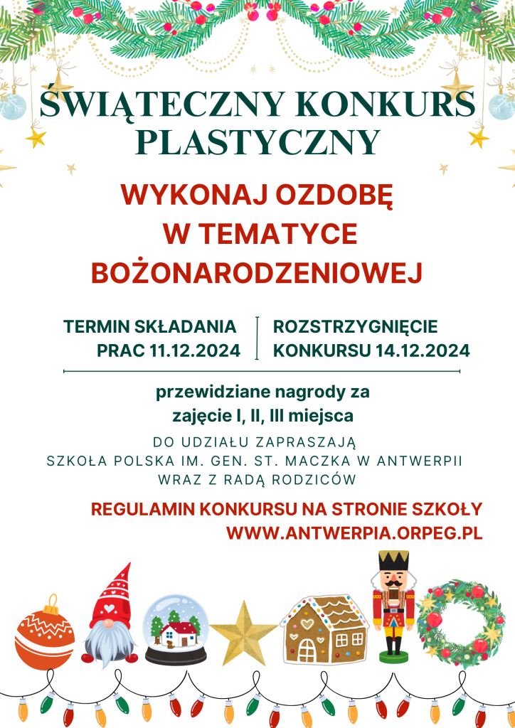 Szkolny Świąteczny Konkurs Plastyczny – wyniki