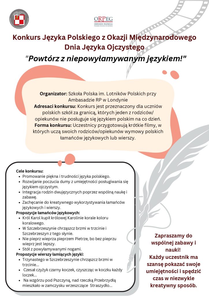 Konkurs: „Powtórz z niepowyłamywanym językiem!”