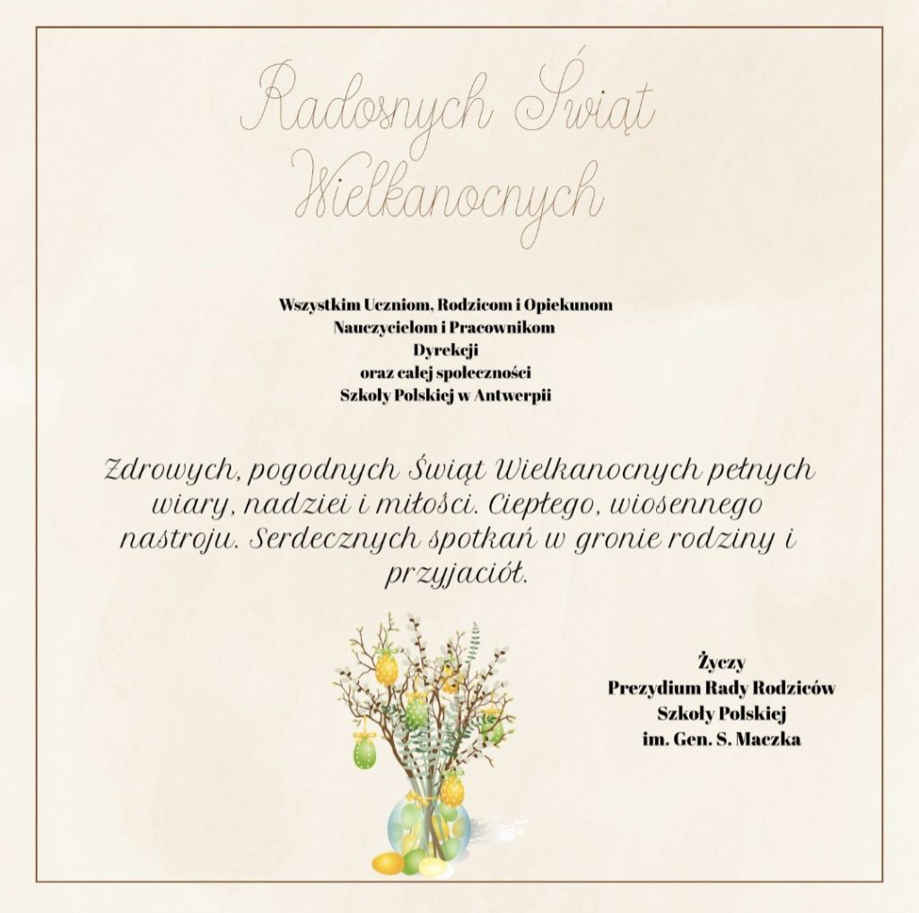Życzenia świąteczne od Zarządu Rady Rodziców