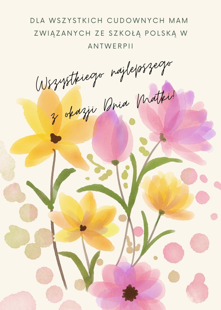 Z okazji Dnia Matki – życzenia od uczniów naszej szkoły!