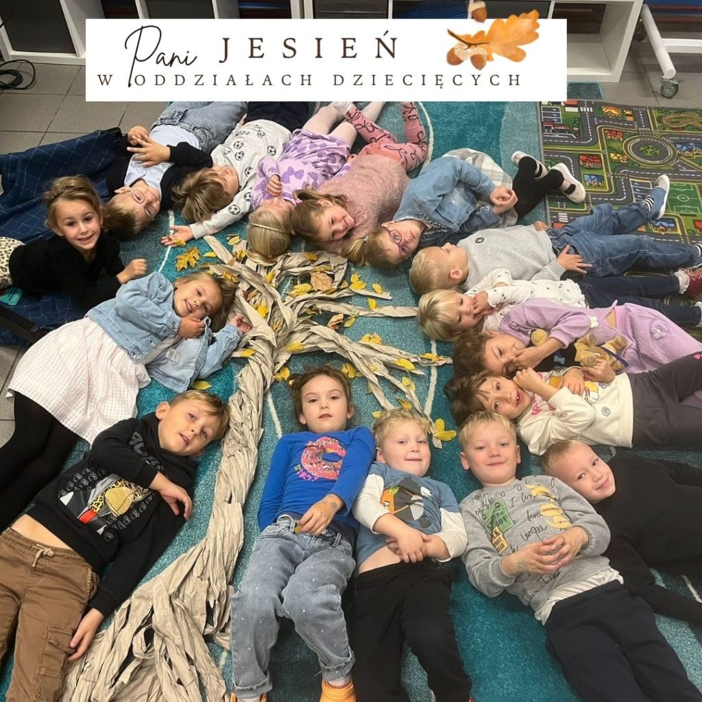 Pani Jesień w naszych oddziałach dziecięcych!