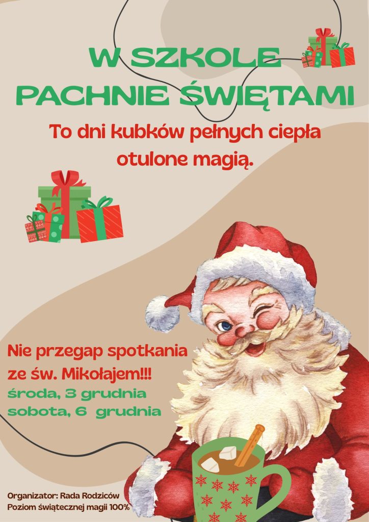 Zaproszenie na spotkanie z… Mikołajem.