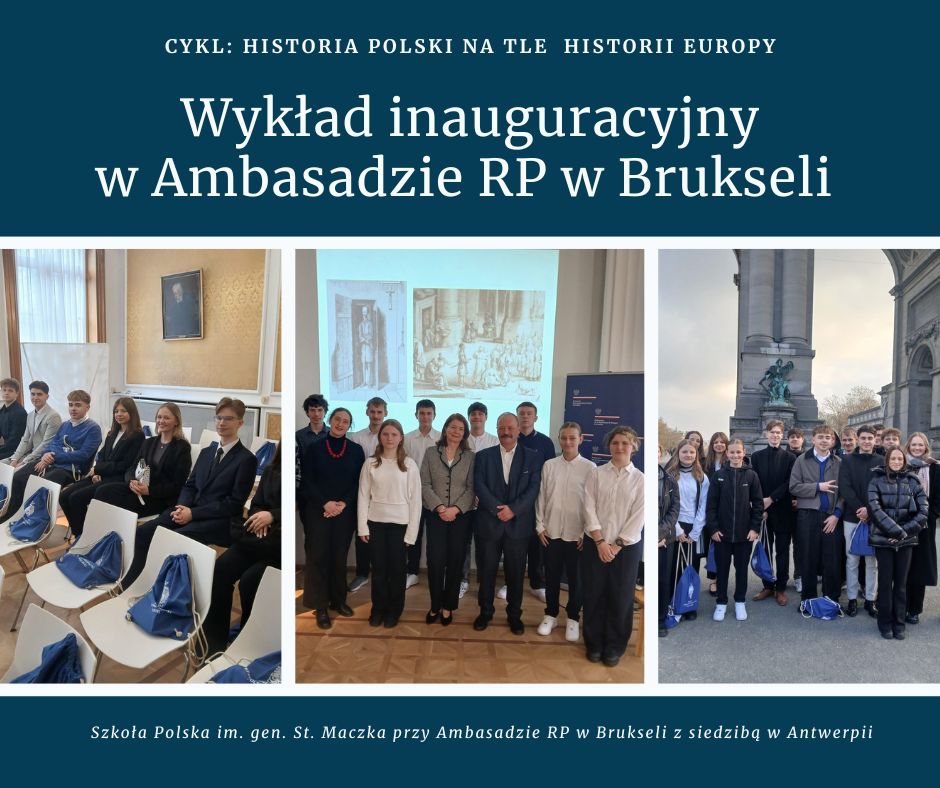 Wykład inauguracyjny w Ambasadzie RP w Brukseli