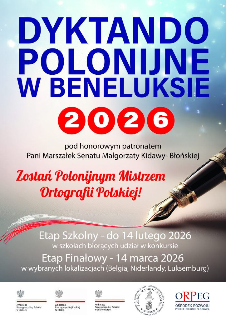 Zakończenie etapu szkolnego Dyktanda Polonijnego w Beneluksie 2026