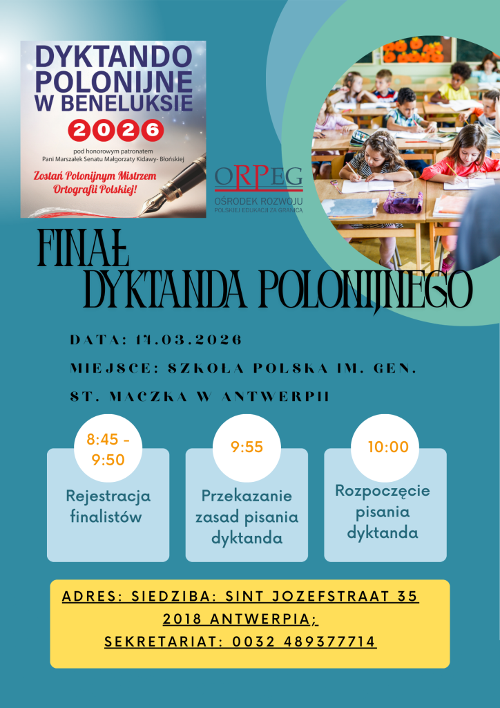 Finał Dyktanda Polonijnego w Naszej Szkole
