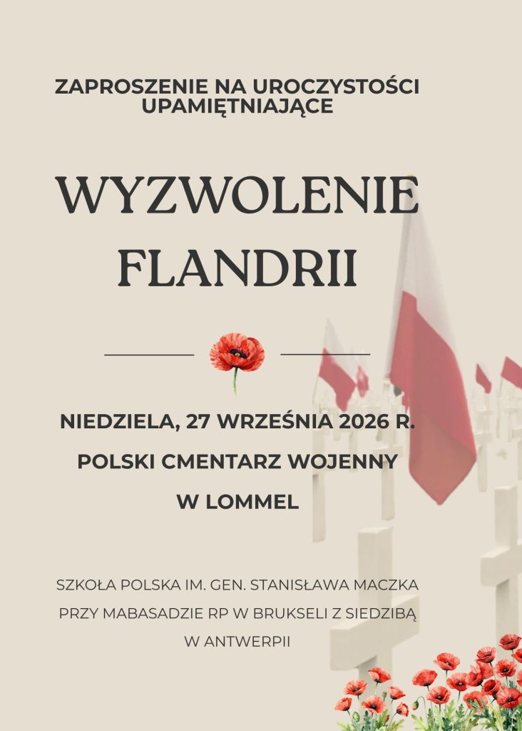„W Hołdzie Żołnierzom Generała Maczka – uroczystości rocznicowe w Lommel”